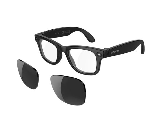 BlitzWolf BW-AG1 Pro Smart AI Sunglasses with Interchangeable Sunglass Lenses Jaunumi - Viedierices