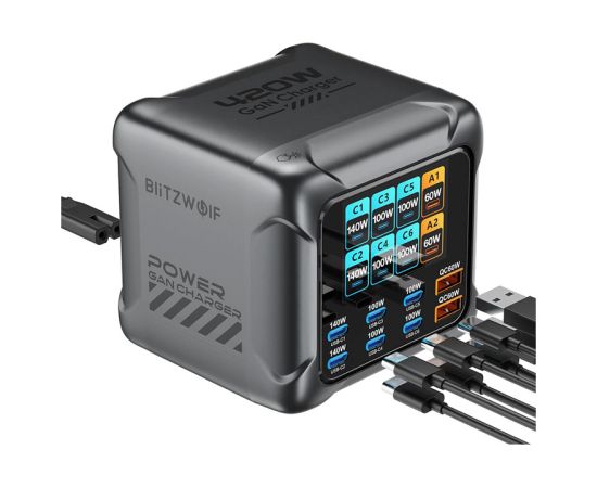 Blitzwolf BW-S33 420W Charger, 8 Ports Новинки Компьютерная техника
