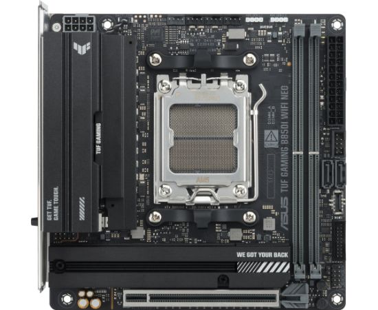 ASUS Tuf Gaming B850I WiFi Neo (AMD,AM5,DDR5,ATX) Mātes plates