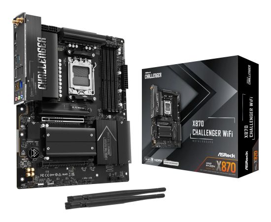 ASRock X870 Challenger WiFi       AM5 ATX  HDMI/USB-C Jaunumi - Datori