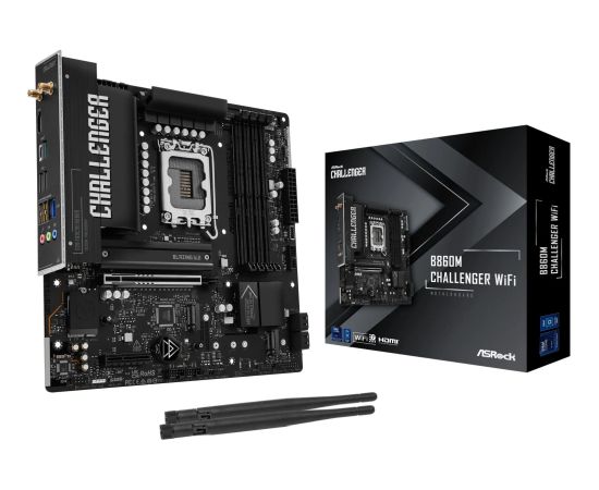 Asrock B860M Challenger WiFi Intel B860 LGA 1851 (Socket V1) micro ATX Jaunumi - Datori