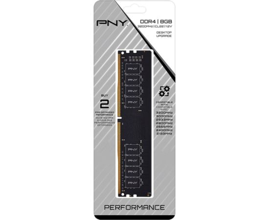 Pny Technologies PNY MD8GSD43200-TB 8 GB 1 x 8 GB DDR4 288-pin DIMM Новинки Компьютерная техника