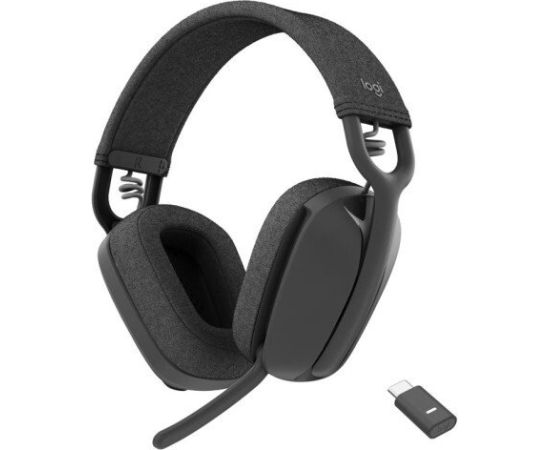 Bezvadu austiņas Logitech Zone Vibe Wireless MS Headphones Graphite Jaunumi - Datori