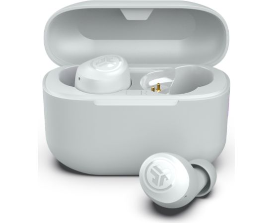 Bezvadu austiņas JLab Go Pop+, True Wireless Stereo (TWS), 20 - 20000 Hz, Calls/Music/Sport/Everyday, Headphones, White Новинки Компьютерная техника