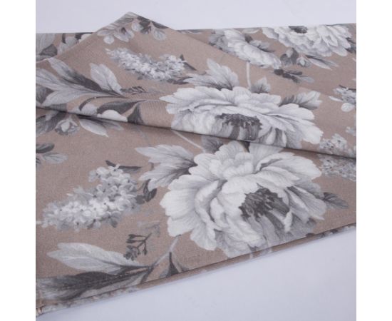 Table mat ZHAO 43x116cm, gray roses Новинки Для дома и сада 