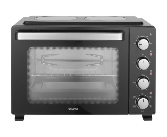 Table oven Sencor with 2 ceramic zones Mini cepeškrāsnis un virsmas
