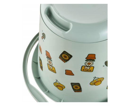 Keeeper Spainis deko 10L Ilvie "Garden" Ø30x28cm zaļš Telpu uzkopšana