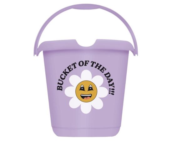 Keeeper Spainis deko 10L Ilvie "Happy Flower" Ø30x28cm violets Telpu uzkopšana