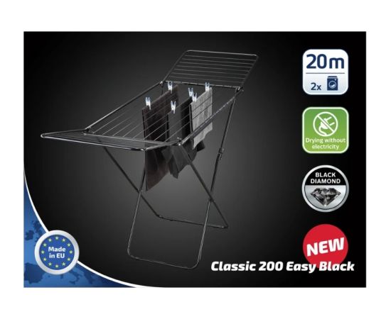 Leifheit Сушильная машина Classic 200 Easy Black Сушка белья