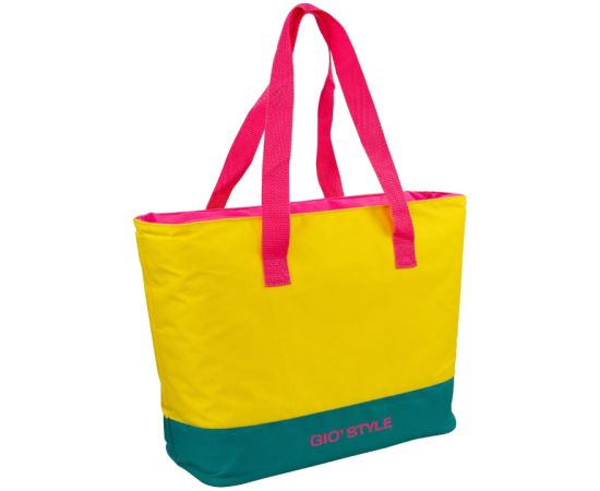 Termiskā soma Beach Fluo Tote asorti, zaļa/rozā//dzeltena/gaiši zila Aukstuma somas