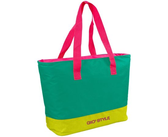 Termiskā soma Beach Fluo Tote asorti, zaļa/rozā//dzeltena/gaiši zila Aukstuma somas