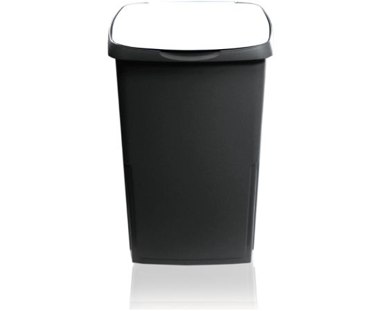 Мусорное ведро Eco Solution 45л 37x36x53.5см темно-серый/белый Новинки Для дома и сада 