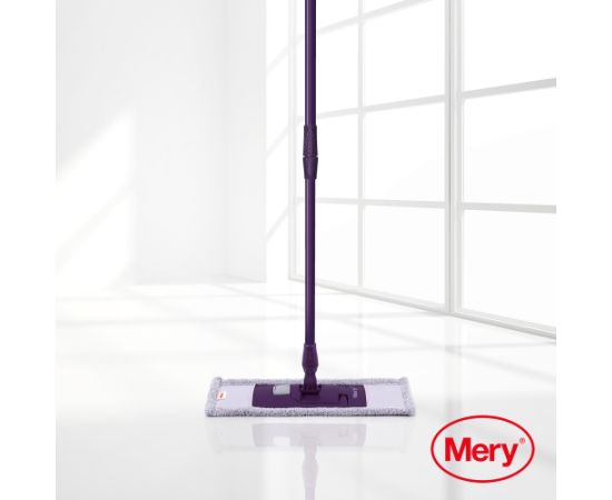 Mery Mikrošķiedru mops 45cm ar metāla kātu 140cm Telpu uzkopšana