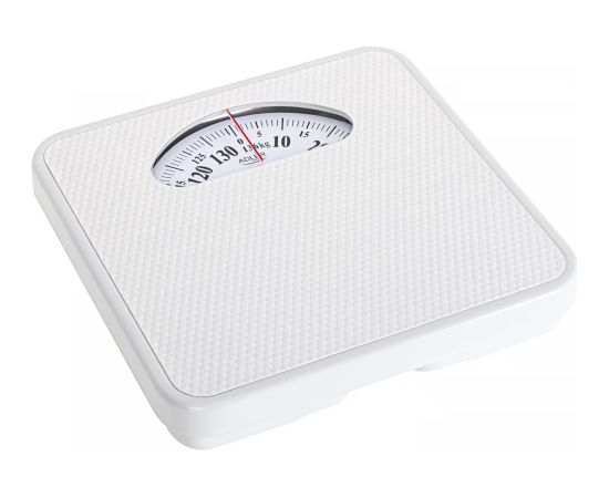 Adler Mechanical Bathroom Scale AD 8179w Maximum weight (capacity) 136 kg Accuracy 1000 g White Ķermeņa svari