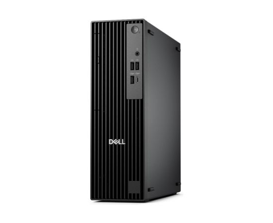 Dell Pro QCS1250 Desktop Slim Intel Core Ultra 7 265 Internal memory 16 GB DDR5 Solid-state drive capacity 512 GB Intel Integrated Graphics Keyboard language No keyboard Windows 11 Pro Warranty 36 month(s) Personālie datori