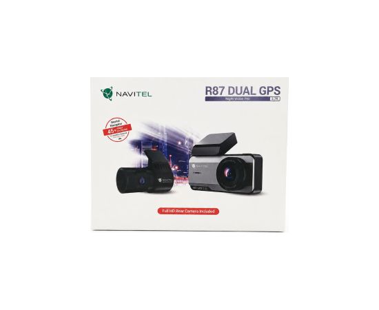 Navitel Dashcam R87 GPS (satellite) 412 x 960 Maps included Video reģistratori