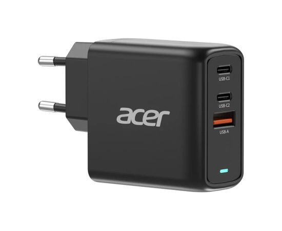 Acer 67W PD GaN Charger, 2 x USB C and 1 x USB A, EU Plug, 100W USB C cable, Retail Pack Новинки смартфонов и телефонов