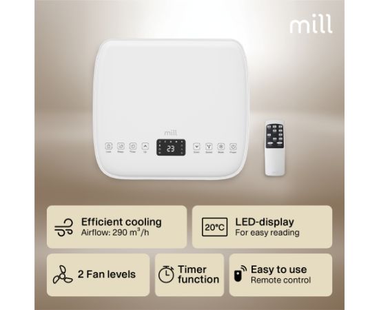 Mill MPAC5000 Air Conditioner Number of speeds 2 White Gaisa kondicionieri