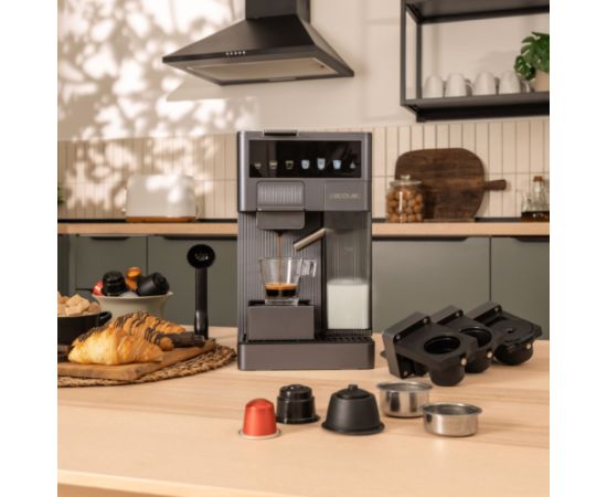 Cecotec Coffee machine FreeStyle Latte T Pump pressure 20 bar Built-in milk frother Automatic Grey 1350 W Кофеварки