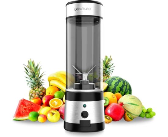Cecotec Smoothie Blender WanderlustMix USB Portable 126 W Jar capacity 0.4 L Ice crushing Inox Блендеры и чопперы