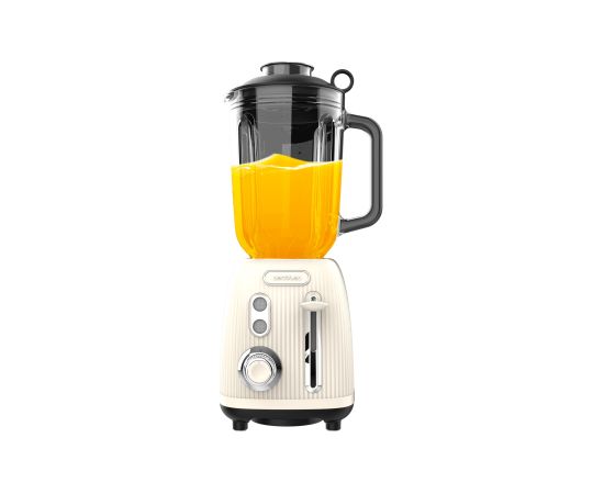 Blender Power Black Titanium RetroBeige Cecotec Tabletop 1200 W Jar capacity 1.5 L Jar material Glass Beige Блендеры и чопперы
