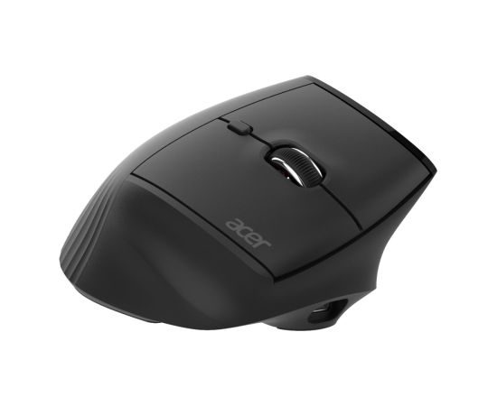 Acer Smart Fit Vertical Mouse, Retail pack Wireless Bluetooth Black Peles, ievadierīces
