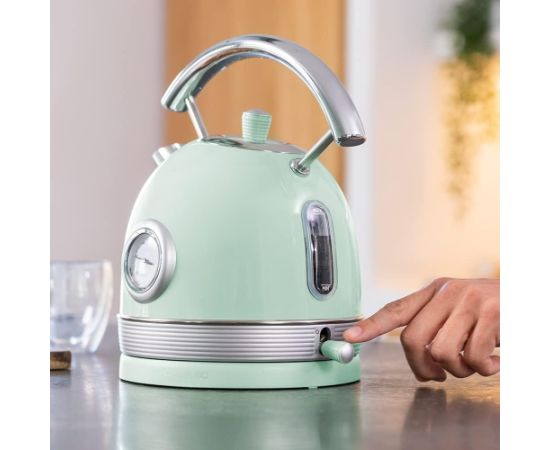 Cecotec Kettle ThermoSense 420 Vintage 2200 W Electric 1.8 L Stainless steel 360° rotational base Light Green Tējkannas (elektriskās)