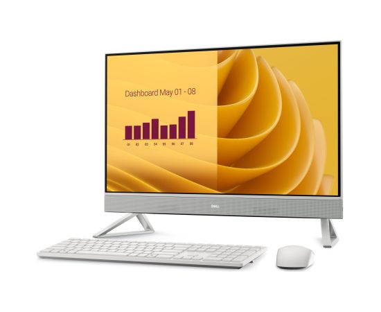 Dell EC27250 Desktop AIO 27 " Intel Core 7 150U 16 GB DDR5 1000 GB Intel Graphics US International Windows 11 Pro Warranty 36 month(s) Personālie datori