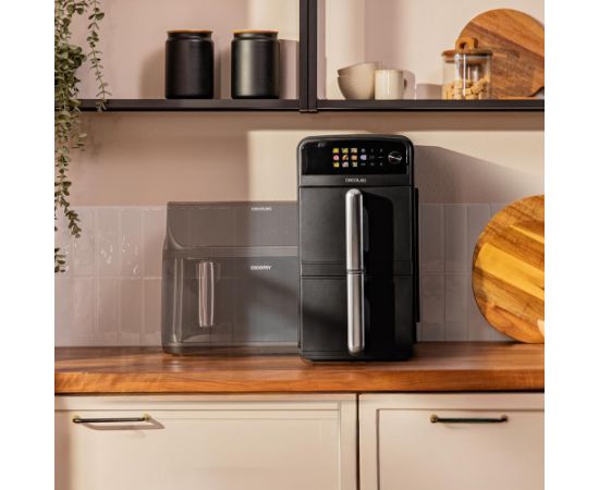 Cecotec Double hot air fryer Cecofry DuoLevel 10000 Power 2400 W Capacity 10 L Black Karstā Gaisa Katli (AirFryer)