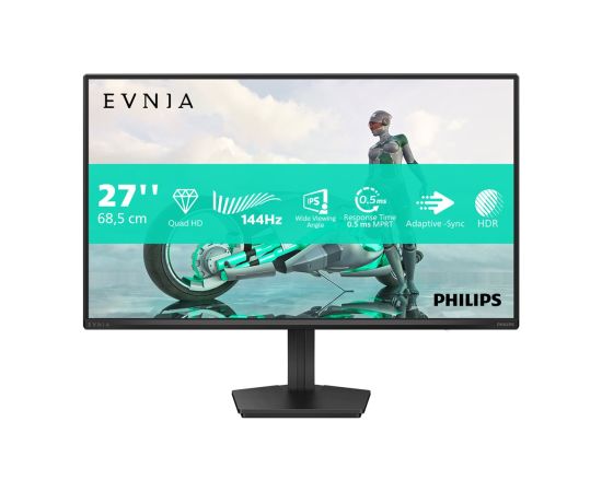 Philips 27M2N3500NF/00 27 " IPS QHD 16:9 144 Hz 0.5 ms 2560 x 1440 pixels 300 cd/m² HDMI ports quantity 1 Black Monitori
