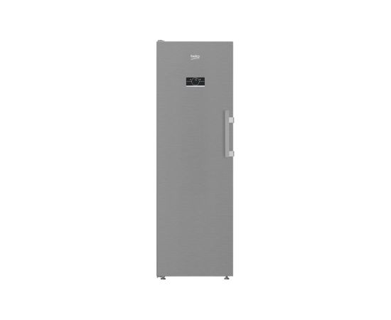 BEKO Freezer B5RMFNE314X Energy efficiency class E Upright Free standing Height 186.5 cm Total net capacity 286 L No Frost system Grey Крупная бытовая техника