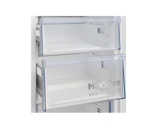 BEKO Freezer B5RMFNE314X Energy efficiency class E Upright Free standing Height 186.5 cm Total net capacity 286 L No Frost system Grey Крупная бытовая техника