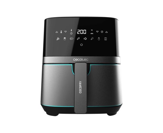 Cecotec Hot air fryer Cecofry Full InoxBlack 5500 Pro Power 1700 W Capacity 5.5 L Black inox/Black Karstā Gaisa Katli (AirFryer)