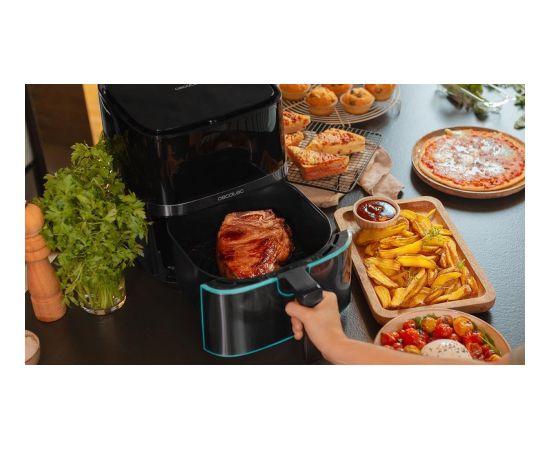 Cecotec Hot air fryer Cecofry Full InoxBlack 5500 Pro Power 1700 W Capacity 5.5 L Black inox/Black Karstā Gaisa Katli (AirFryer)