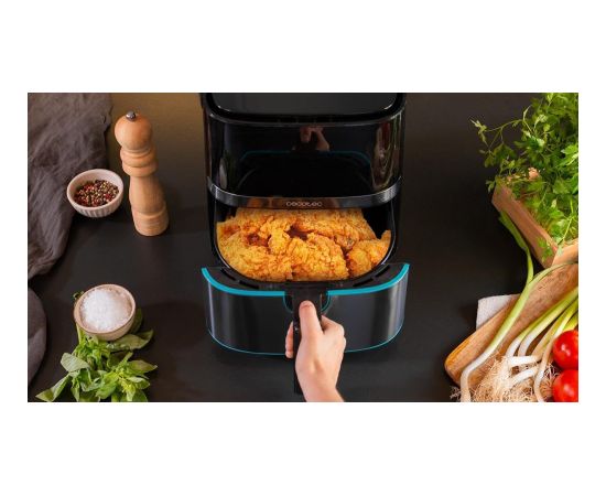 Cecotec Hot air fryer Cecofry Full InoxBlack 5500 Pro Power 1700 W Capacity 5.5 L Black inox/Black Karstā Gaisa Katli (AirFryer)