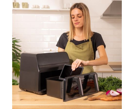 Cecotec Double hot air fryer Cecofry Advance 9000 Window Power 2200 W Capacity 9 L Black Karstā Gaisa Katli (AirFryer)