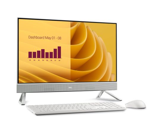 Dell EC27250 Desktop AIO 27 " Intel Core 7 150U 16 GB DDR5 1000 GB Intel Graphics US International Windows 11 Pro Personālie datori