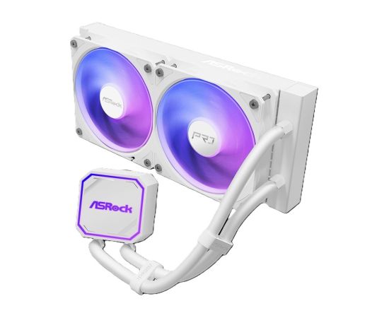 Chłodzenie ASRock Pro White 240 ARGB Procesoru dzesēšana