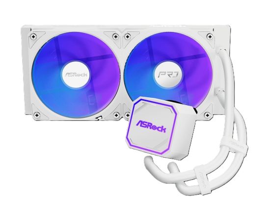 Chłodzenie ASRock Pro White 240 ARGB Procesoru dzesēšana