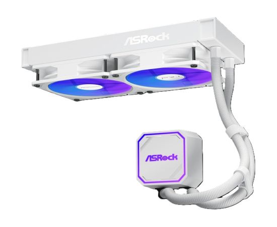 Chłodzenie ASRock Pro White 240 ARGB Procesoru dzesēšana