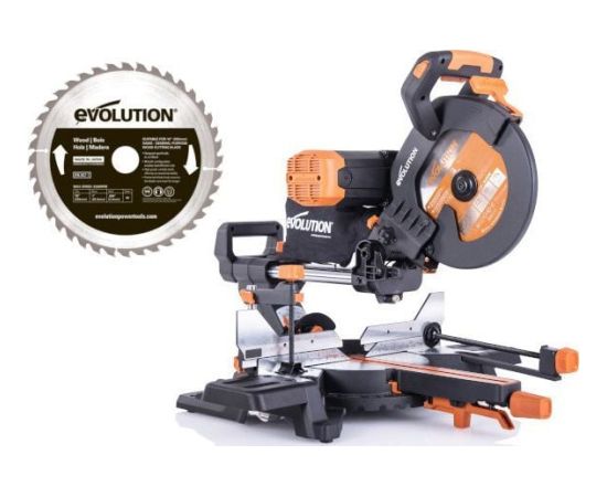 Leņķzāģis Evolution R255SMS-DB+; 2000 W; 255 mm Lentzāģi