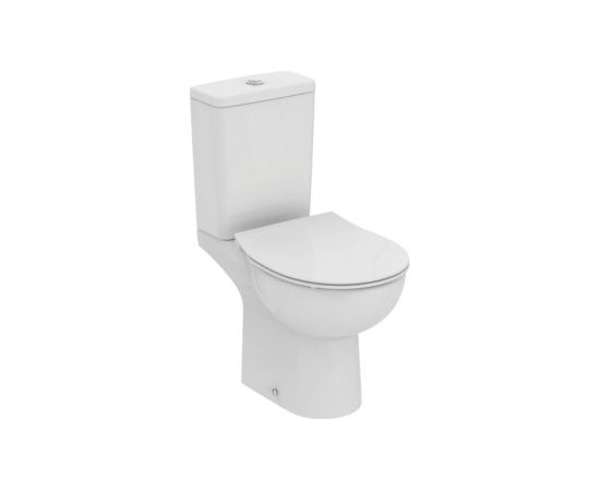 Ideal Standard pods ar QR/SC vāku Eurovit rimless, 365x620 mm, universāls izvads, pievads no apakšas, balts Крупная бытовая техника