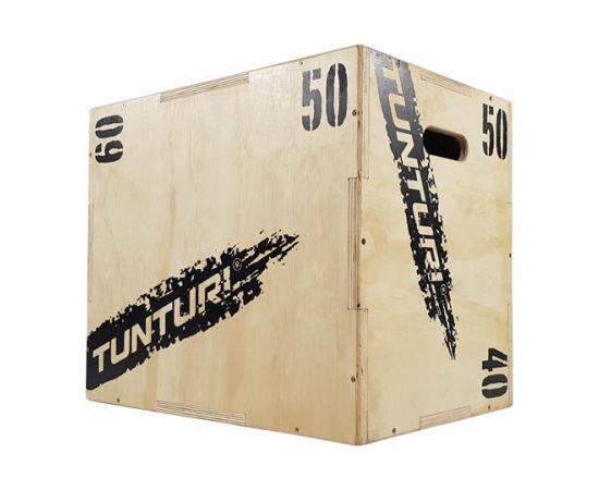 Tunturi Plyo Box Wood 40/50/60cm Jaunumi - Sports