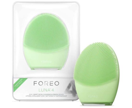 Foreo Luna 4, combination skin, green - Facial cleansing device Ķermeņu masieri