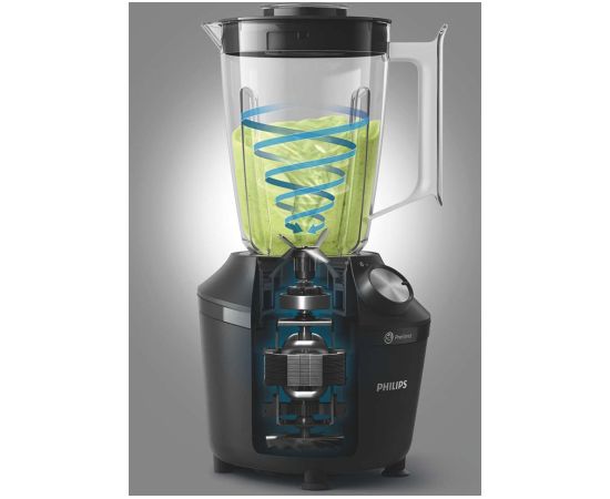 Philips 3000 series HR2291/41 blender 2 L Tabletop blender 600 W Black Jaunumi Sadz. tehnika