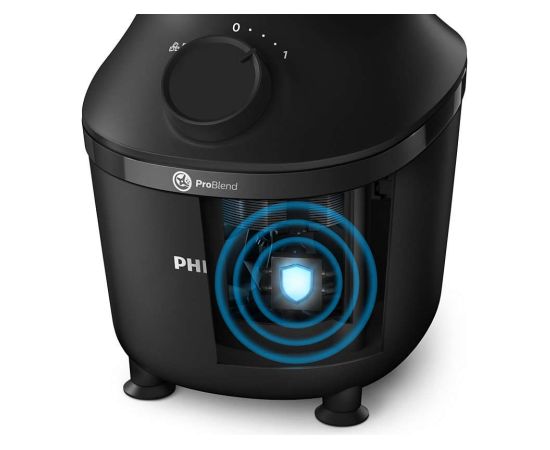Philips 3000 series HR2291/41 blender 2 L Tabletop blender 600 W Black Jaunumi Sadz. tehnika