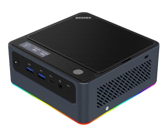Mini PC Qoobe U155H Core Ultra 7 155H/16GB/SSD 512GB/Win 11 Pro czarny( branded as Morefine) Personālie datori