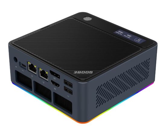 Mini PC Qoobe U155H Core Ultra 7 155H/16GB/SSD 512GB/Win 11 Pro czarny( branded as Morefine) Personālie datori