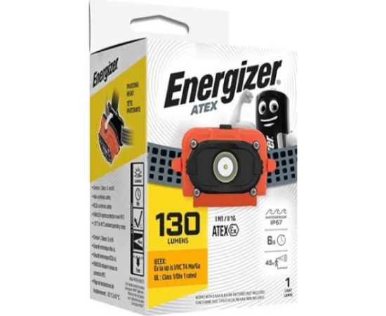 LED lukturis, atbilst ATEX Ex, IP67, 130 lm, 3xAAA ENERGIZER Фонари