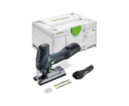 Figūrzāģis ar akumulatoru Festool PSC-E 18 EB-Basic; 18 V (bez akumulatora un lādētāja) Figūrzāģi 